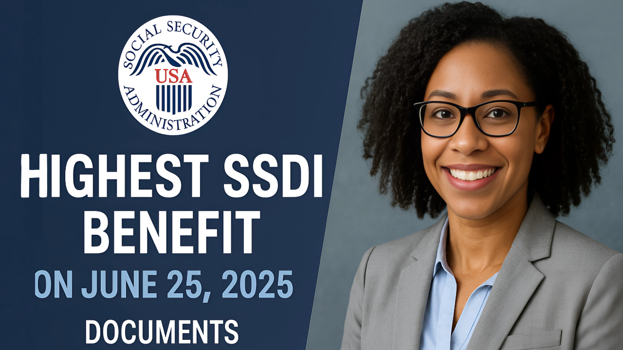 Highest SSDI Benefit on June