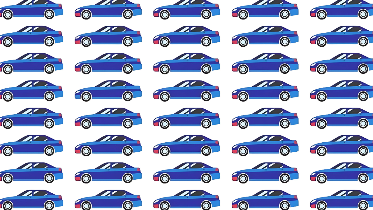 Only the Top 1% Can Spot the Strange Blue Car Hidden in This Optical Illusion in 25 Seconds