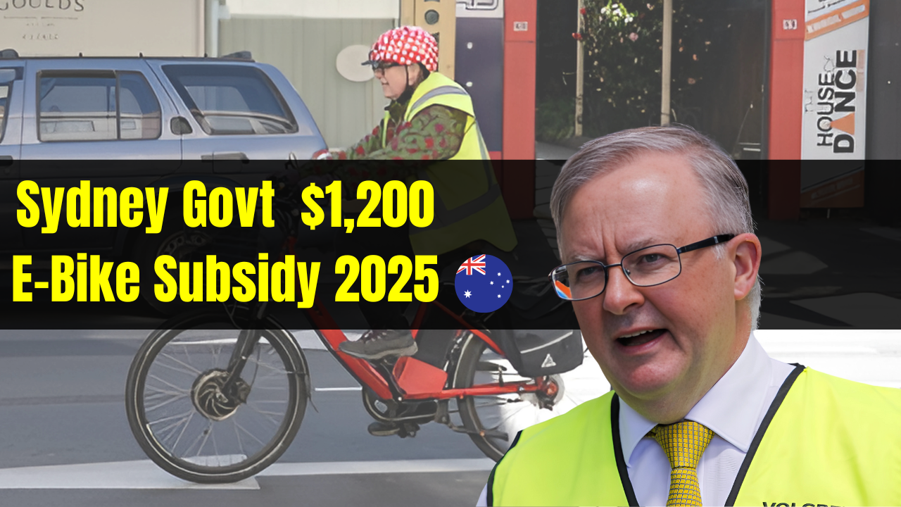 Sydney Govt Launches $1,200 E-Bike Subsidy Scheme