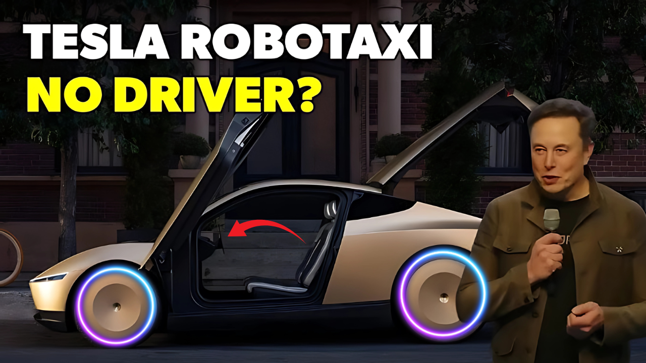 tesla Driverless Robotaxi with AI